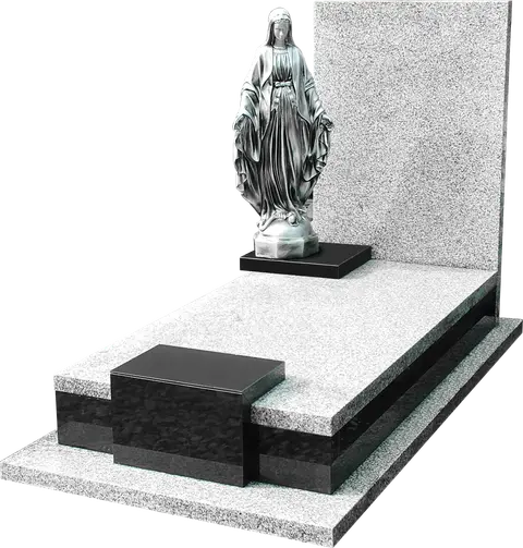 117z Nagrobek z figurą Maryi