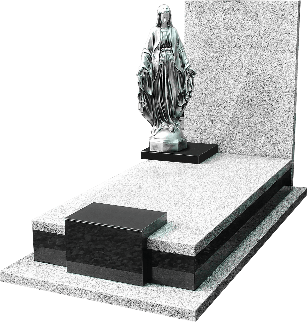 117z Nagrobek z figurą Maryi