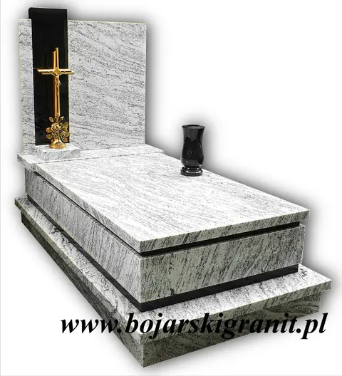 56d Nagrobek biało-czarny