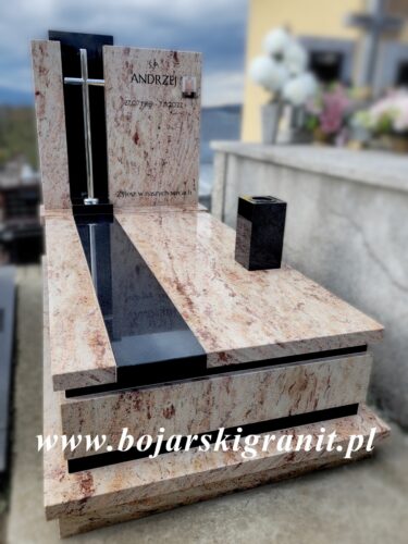 #nagrobek #pojedynczy #granitowy #granit #shivakashi #czarny