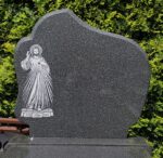 Tablica na nagrobek z Jezusem miłosiernym